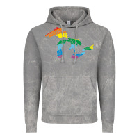 Cloud Rock all michigan great lakes rainbow colors Vintage Hoodie - linhVisuals