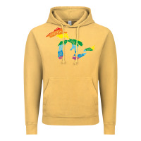 Vintage Mustard all michigan great lakes rainbow colors Vintage Hoodie - linhVisuals