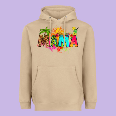 Summer Mama Heavyweight Hoodie Designed By Ranaportraitstore