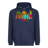Navy summer mama Heavyweight Hoodie - RanaPortraitStore