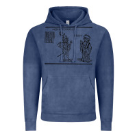 Vintage Denim doctor faustus vintage illustration design Vintage Hoodie - linhVisuals