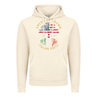 Vintage Artic american grown italian roots italy flag vintage tree Vintage Hoodie - linhVisuals