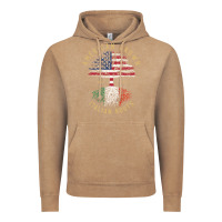 Vintage Coffee american grown italian roots italy flag vintage tree Vintage Hoodie - linhVisuals