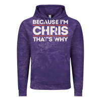 Cloud Purple because i'm chris that's why sarcastic birthday gifts for chris funny Vintage Hoodie - linhVisuals