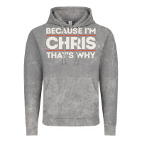Cloud Rock because i'm chris that's why sarcastic birthday gifts for chris funny Vintage Hoodie - linhVisuals