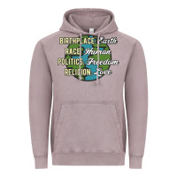 Birthplace Earth Race Human Politics Freedom Religion Love Equality Al Vintage Hoodie | Teevron