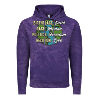 Cloud Purple birthplace earth race human politics freedom religion love equality al Vintage Hoodie - linhVisuals