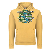 Vintage Mustard birthplace earth race human politics freedom religion love equality al Vintage Hoodie - linhVisuals