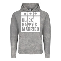Cloud Rock black happy & married funny wedding gifts Vintage Hoodie - linhVisuals