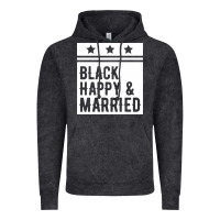 Vintage Black black happy & married funny wedding gifts Vintage Hoodie - linhVisuals