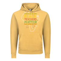 Vintage Mustard black teacher matters african american pride dashiki black history mon Vintage Hoodie - linhVisuals