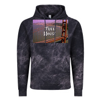 Cloud Black f u l l h o u s e Vintage Hoodie - linhVisuals