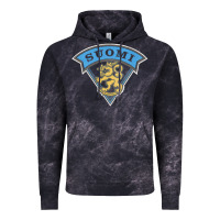 Cloud Black faded style suomi finland lion design Vintage Hoodie - linhVisuals