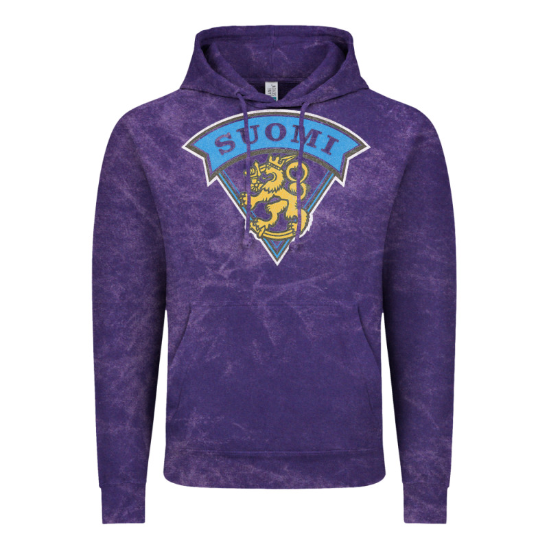 Faded Style Suomi Finland Lion Design Vintage Hoodie by linhVisuals | Teevron