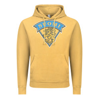 Vintage Mustard faded style suomi finland lion design Vintage Hoodie - linhVisuals