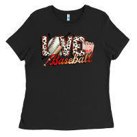 Black love baseball Ladies Tee - FaDigitalArtStudio