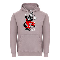 Vintage Zinc big bad wolf Vintage Hoodie - linhVisuals