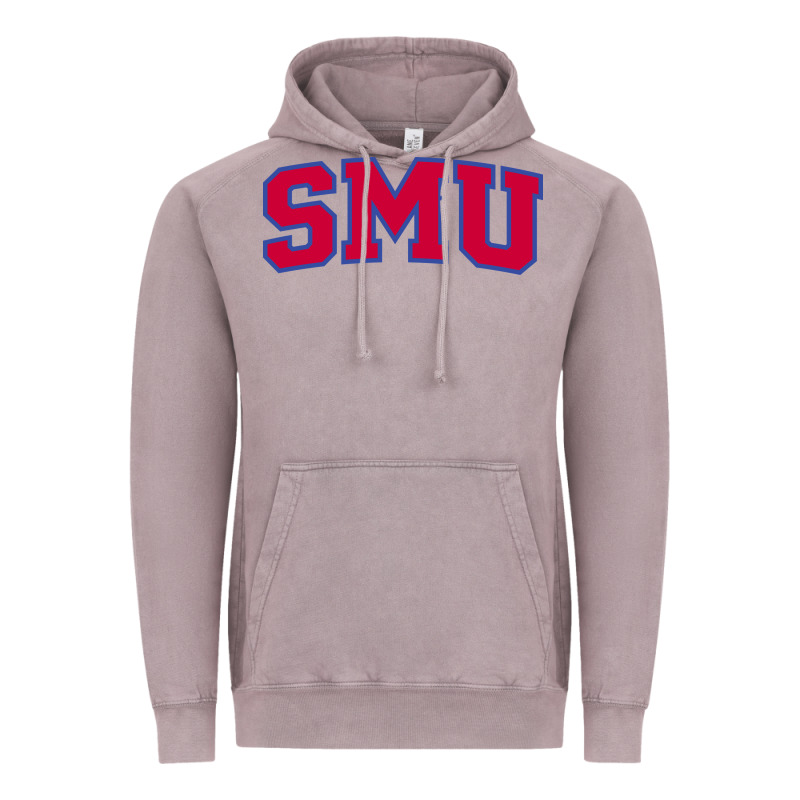The Smu Athletics Wordmark Vintage Hoodie by linhVisuals | Teevron