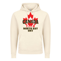 Vintage Artic north bay ontario on a cool Vintage Hoodie - linhVisuals