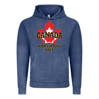 Vintage Denim north bay ontario on a cool Vintage Hoodie - linhVisuals
