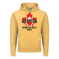 Vintage Mustard north bay ontario on a cool Vintage Hoodie - linhVisuals