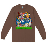 Chestnut Easter truck Long Sleeve Tee - CowhideDigitalArt