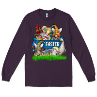 Plum Easter truck Long Sleeve Tee - CowhideDigitalArt