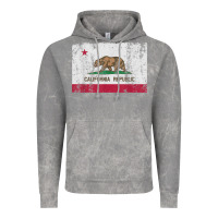 Cloud Rock california flag womens mens heavy distressed vintage gift t shirt Vintage Hoodie - linhVisuals