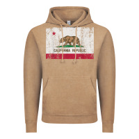 Vintage Coffee california flag womens mens heavy distressed vintage gift t shirt Vintage Hoodie - linhVisuals