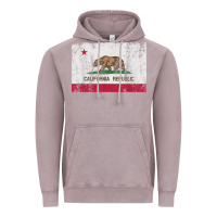 Vintage Zinc california flag womens mens heavy distressed vintage gift t shirt Vintage Hoodie - linhVisuals