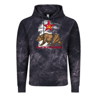 Cloud Black california republic communist kalifornia t shirt Vintage Hoodie - linhVisuals