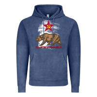 Vintage Denim california republic communist kalifornia t shirt Vintage Hoodie - linhVisuals