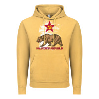 Vintage Mustard california republic communist kalifornia t shirt Vintage Hoodie - linhVisuals
