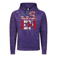 Cloud Purple canada us eh american canadian flag vintage america colors patriotic g Vintage Hoodie - linhVisuals