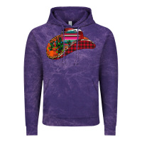 Cloud Purple Christmas Cowboy Vintage Hoodie - CowhideDigitalArt