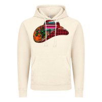 Vintage Arctic Christmas Cowboy Vintage Hoodie - CowhideDigitalArt