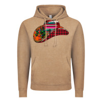 Vintage Coffee Christmas Cowboy Vintage Hoodie - CowhideDigitalArt