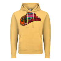 Vintage Mustard Christmas Cowboy Vintage Hoodie - CowhideDigitalArt