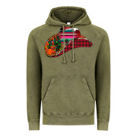 Vintage Olive Christmas Cowboy Vintage Hoodie - CowhideDigitalArt