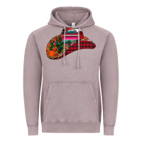 Vintage Zinc Christmas Cowboy Vintage Hoodie - CowhideDigitalArt