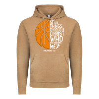 Vintage Camel christian basketball i can do all things through christ philippians 41 Vintage Hoodie - linhVisuals