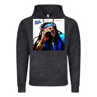 Vintage Black buju banton reggae Vintage Hoodie - linhVisuals