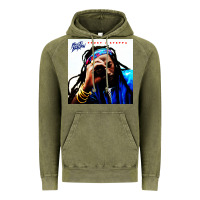 Vintage Olive buju banton reggae Vintage Hoodie - linhVisuals