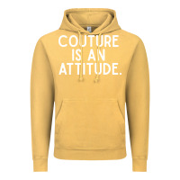 Vintage Mustard couture is an attitude fashion quote Vintage Hoodie - linhVisuals