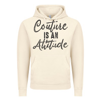 Vintage Artic couture is an attitude inspirational fashion quote cute lettering text Vintage Hoodie - linhVisuals