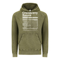 Vintage Olive cranberry sauce nutrition facts funny thanksgiving christmas food nutr Vintage Hoodie - linhVisuals