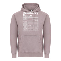 Vintage Zinc cranberry sauce nutrition facts funny thanksgiving christmas food nutr Vintage Hoodie - linhVisuals