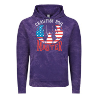 Cloud Purple crawfish boil master american  flag us big red lobster design Vintage Hoodie - linhVisuals
