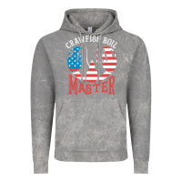 Cloud Rock crawfish boil master american  flag us big red lobster design Vintage Hoodie - linhVisuals