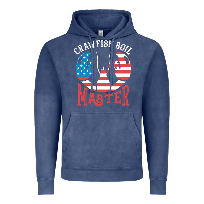 Crawfish Boil Master American  Flag Us Big Red Lobster Design Vintage Hoodie by linhVisuals | Teevron